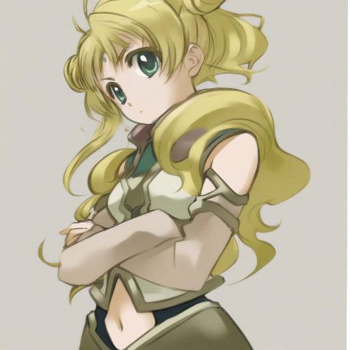 Illustration of Aeru (simoun), simoun in the style of Minaba hideo