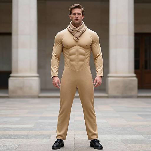 Muscle Torso Costume Man Portrait