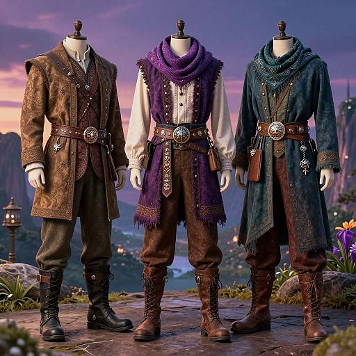 Fantasy Travel Attire for Magical Journeys