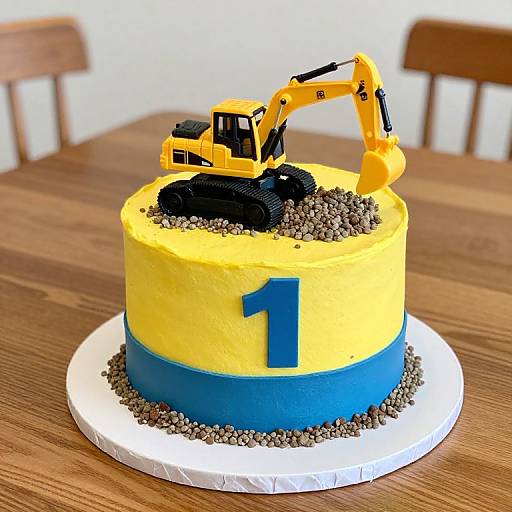 Bob the Builder Themed Birthday Cake