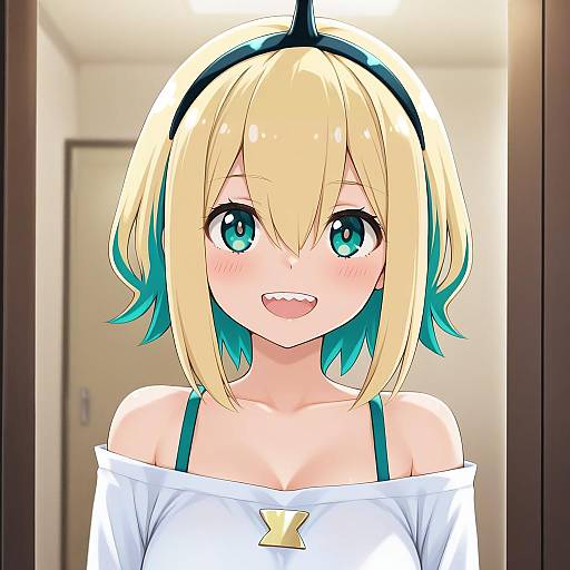 Illustration of Amano pikamee, voms in the style of Nonaka ritsu