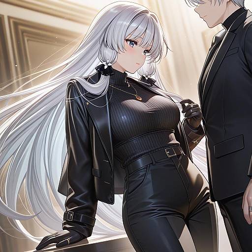 Illustration of Angelica (project moon), project moon in the style of Nanaken nana