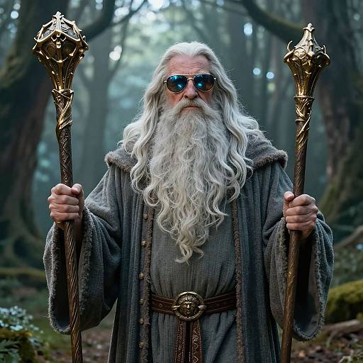 Gandalf with Stylish Sunglasses