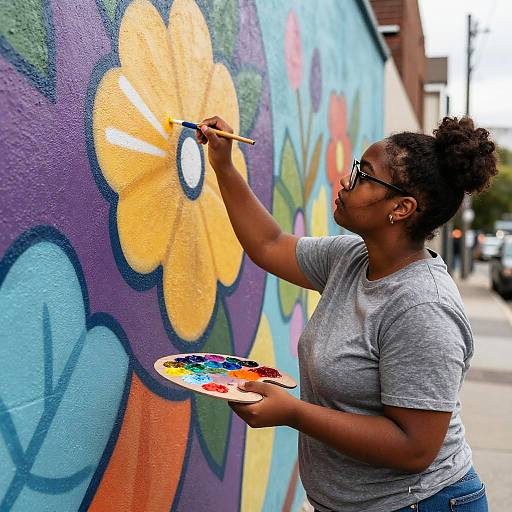 Artistic Urban Mural Creation