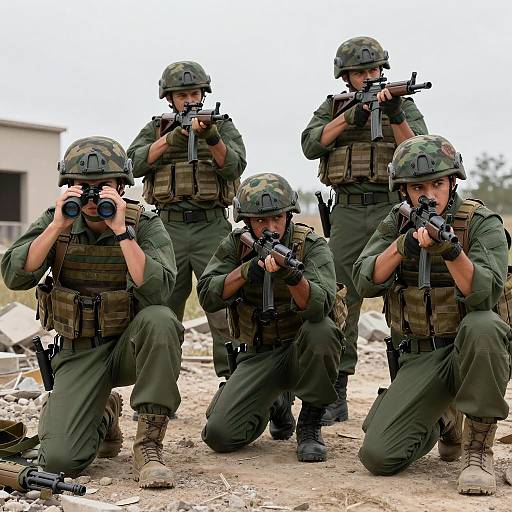 Soldiers in Action: War Zone Tactics