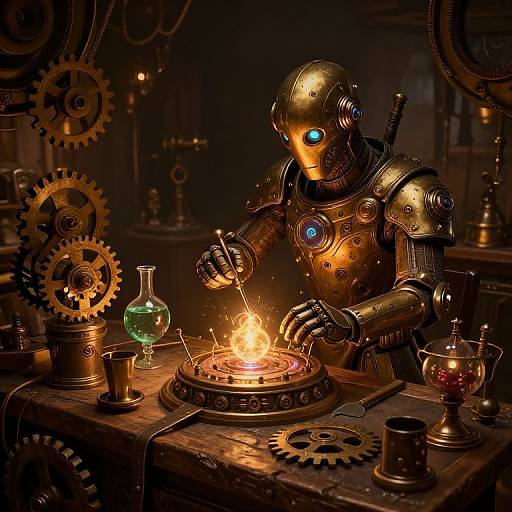 Steampunk RPGBot Crafting Magical Gear