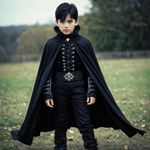 Mysterious Gothic Prince Outdoor Portrait