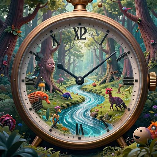 Surreal Landscape of Fluid Timepieces