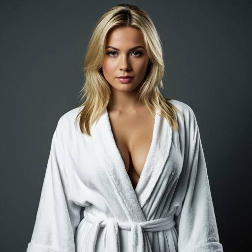 Realistic Blonde in White Clue Costume