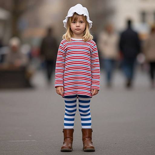 Realistic Raggedy Ann Costume Girl