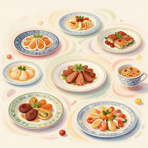 Surreal Abstract Cuisine Art