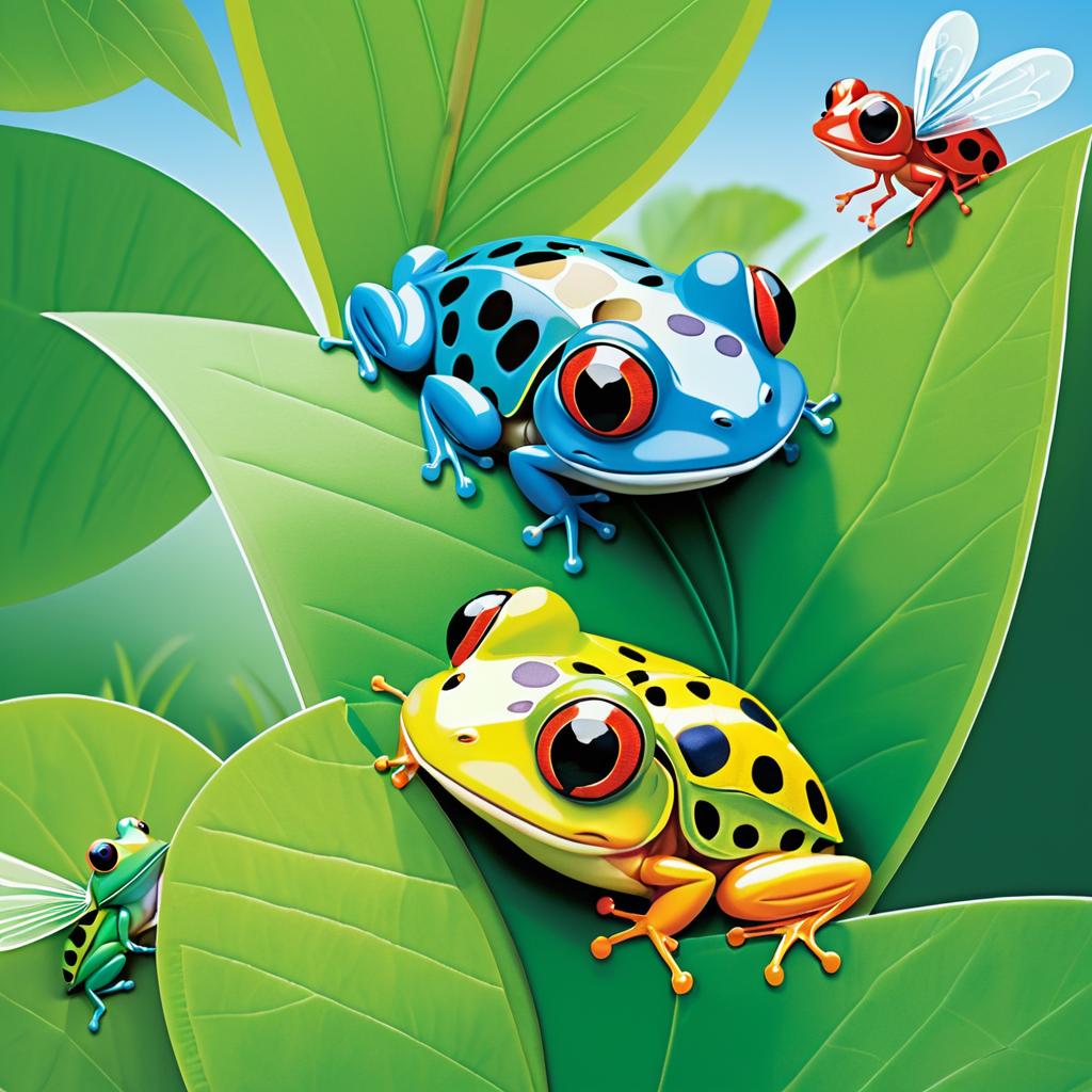 Whimsical Frogs and Insects Adventure