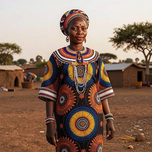 Vibrant Zulu Women's Traditional Attire