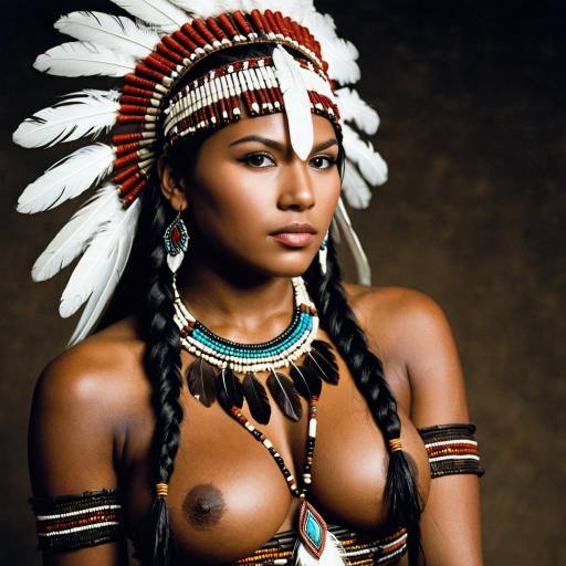 Zulu Warrior Costume with Headdress
