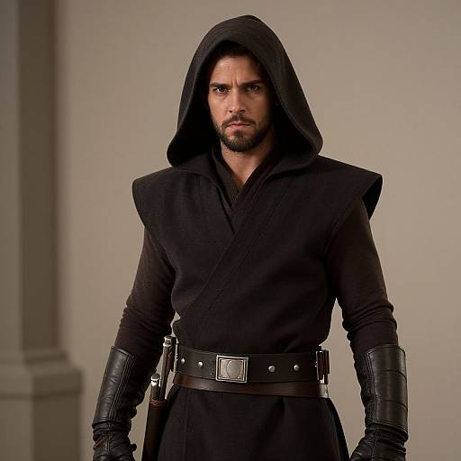 Realistic Male Jedi Costume Portrait