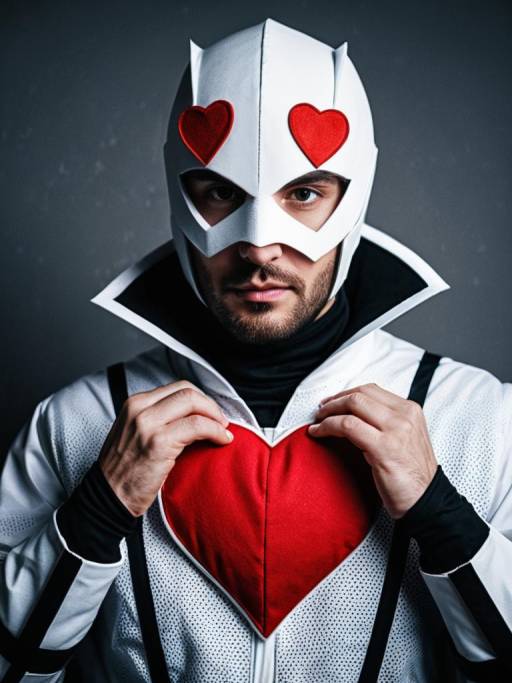 Man in Heart Symbol Cosplay Costume
