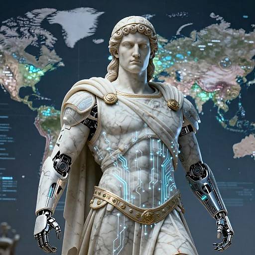 Futuristic AI Alexander the Great