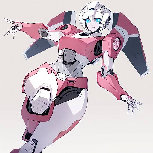 Illustration of Arcee, transformers in the style of Nanahara fuyuki