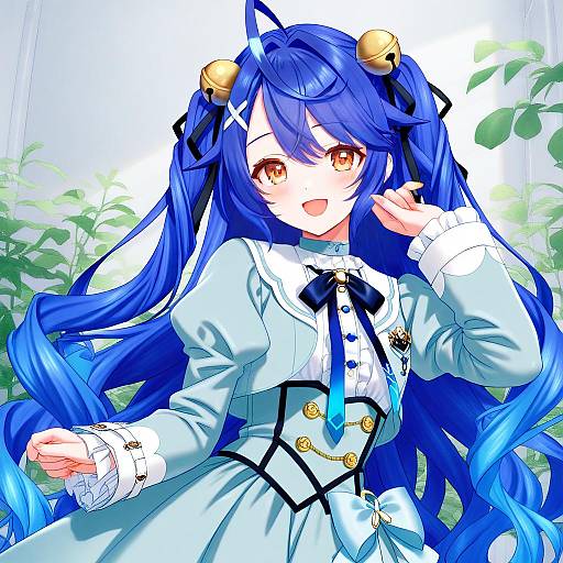 Illustration of Amamiya kokoro, nijisanji in the style of Yui toshiki