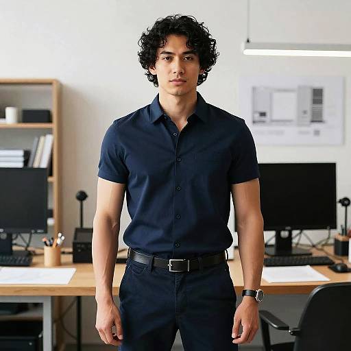 Modern Inventive Boat Designer Portrait