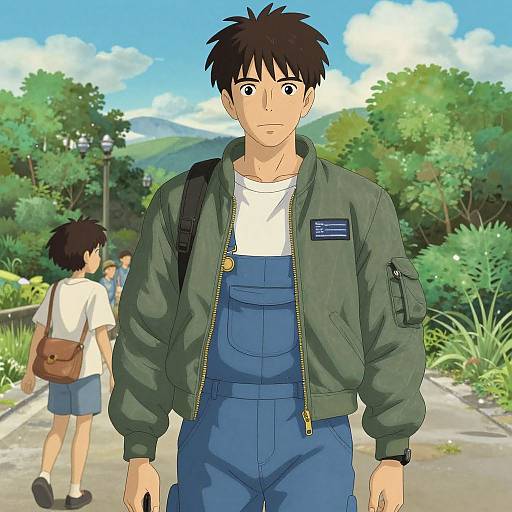 Handsome Young Man in Flight Suit