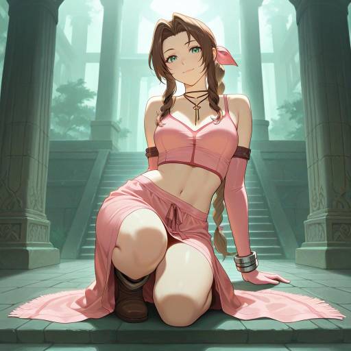 Aerith Gainsborough in Ancient Twilight