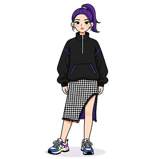 Casual Chic Woman in Street Style