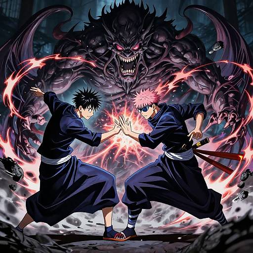 Jujutsu Kaisen Dark Fantasy Battle