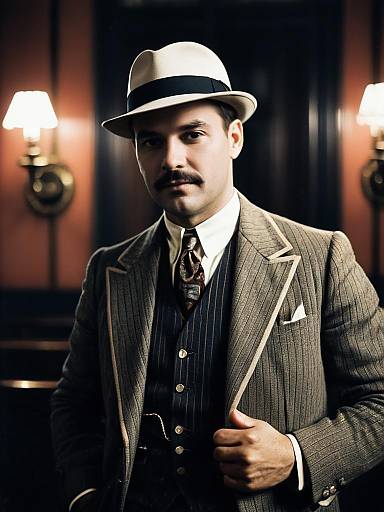 1920s Man Cinematic Portrait