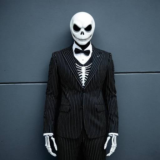 Elegant Jack Skellington Cosplay Costume Design