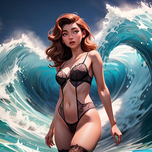 Charming Co-Ed Lingerie Photoshoot