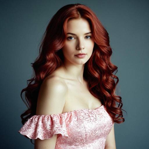 Woman in Pink Off-Shoulder Dress
