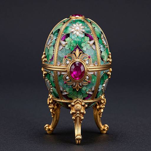 Fabergé 1903 Bonbonnière Egg Artwork
