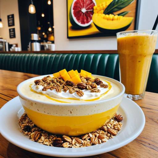 Mango Smoothie Bowl and Cold Brew Delight