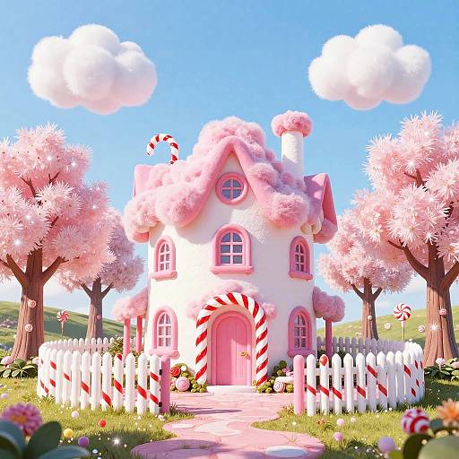 Magical Candy Cottage in Fairyland