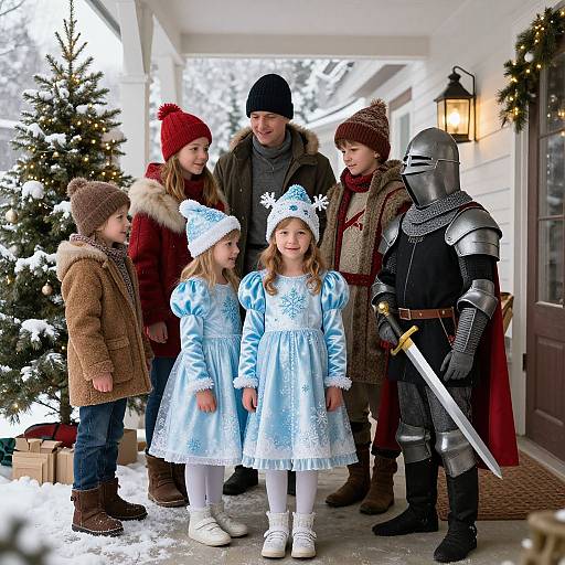 Cozy Winter Festival Family Gathering