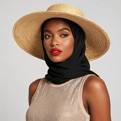 Confident Woman in Stylish Attire