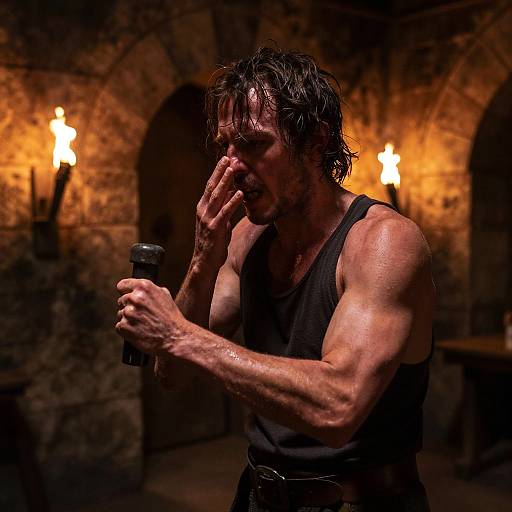 Historic Dungeon Whipping Scene