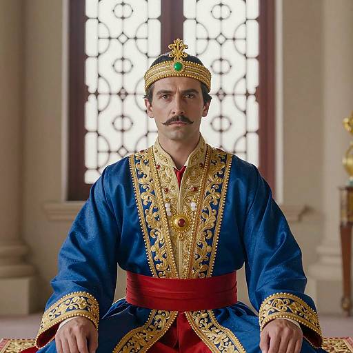 Regal Portrait of a Handsome Man