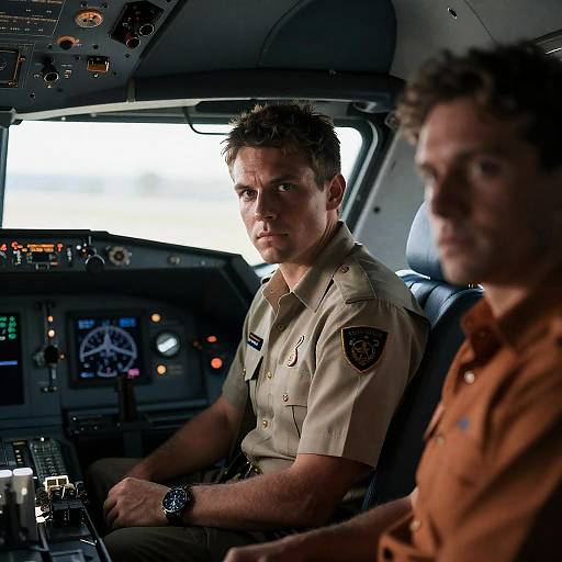 Intense Moments in an Aircraft Cockpit