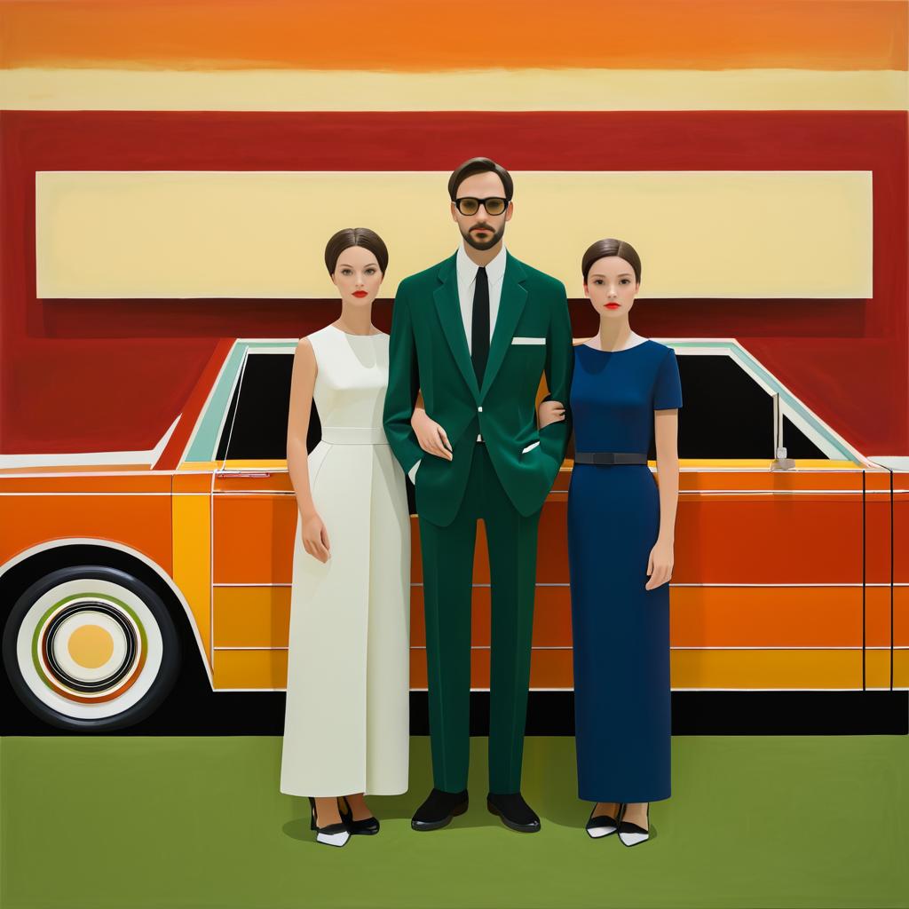 Modernist Family Portrait Inspired by Rothko