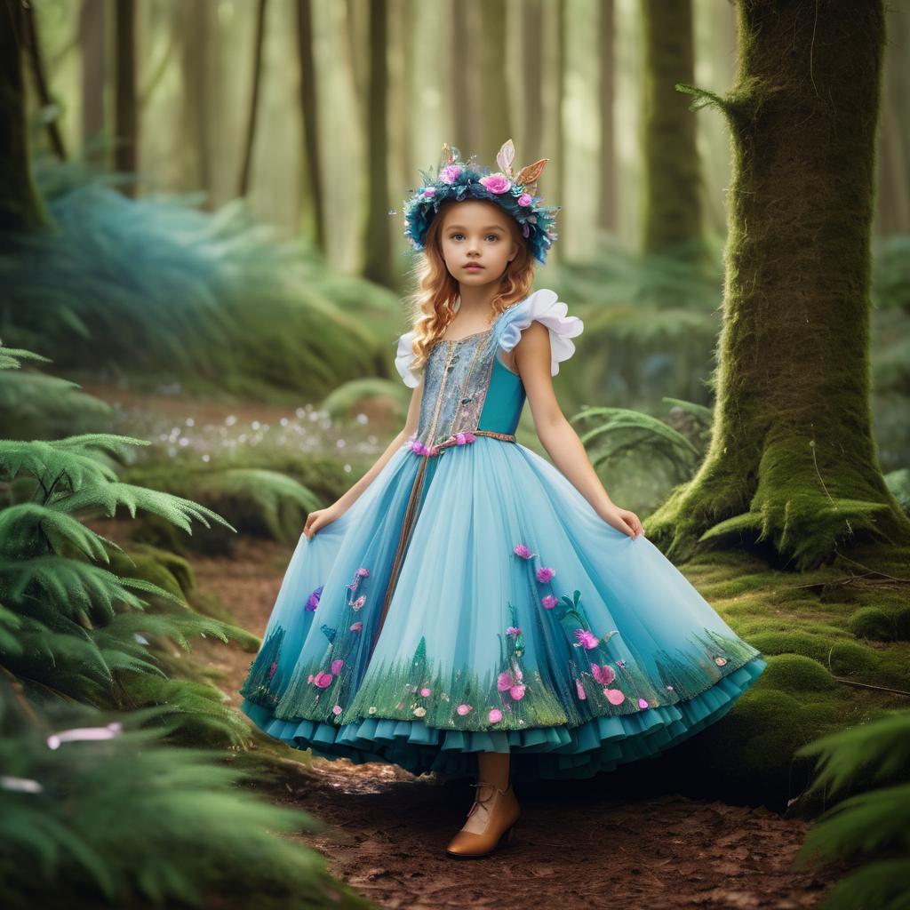 Whimsical Fairy-Tale Fashion in Nature