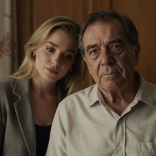 Contrasting Generations: A Tender Moment