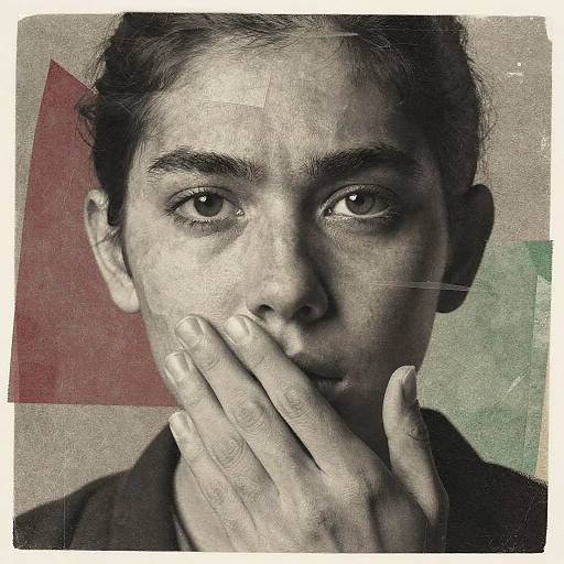 Mixed Media Collage Portrait