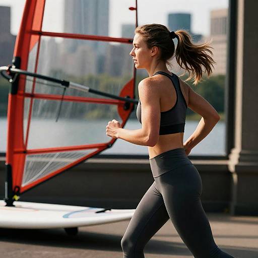 Photorealistic Runner in Central Park