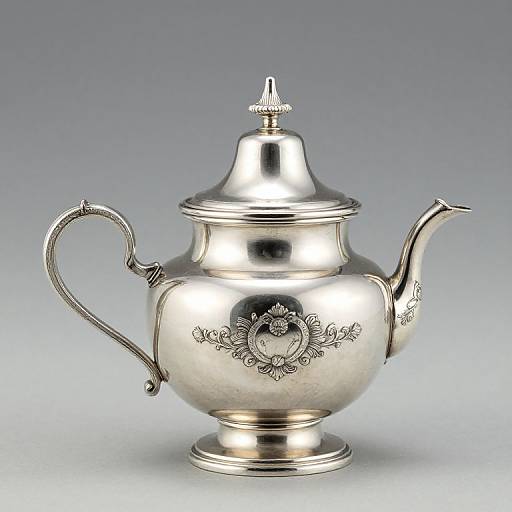 Elegant Dutch Silver Tobacco Pot
