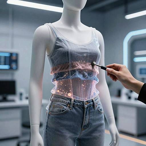 AI Clothes Remover on Digital Model