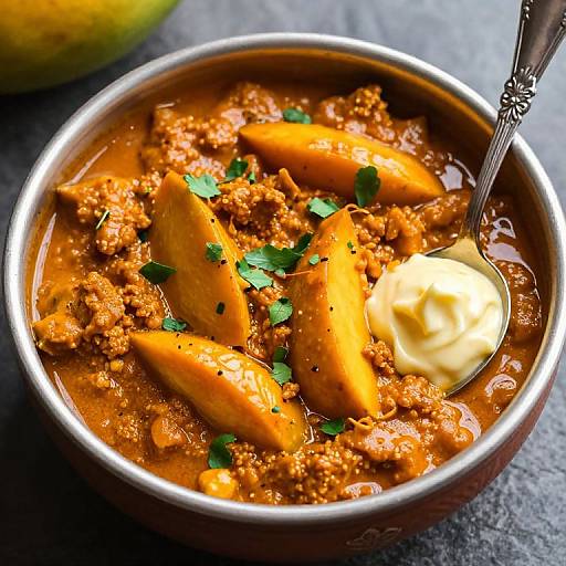 Rich Paluvu Curry with Tothapuri Mangoes