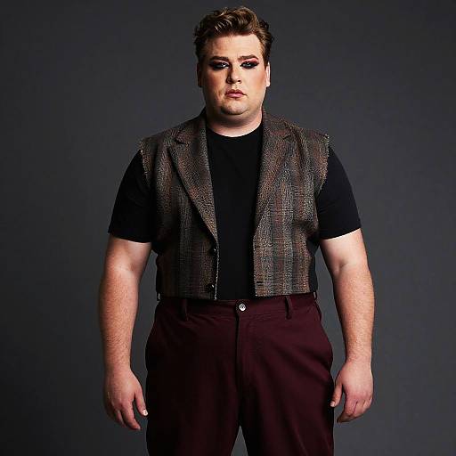 Avant-Garde Studio Portrait of Model