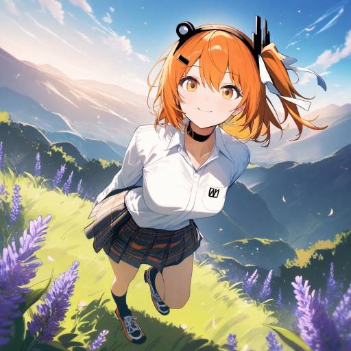 Mischievous Schoolgirl at Mountain Vista